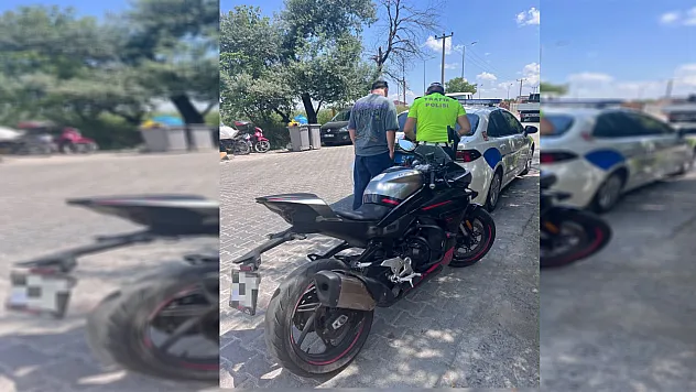 Bolu'da tek teker üzerinde giden motosiklet sürücüsüne 60 günlük ceza