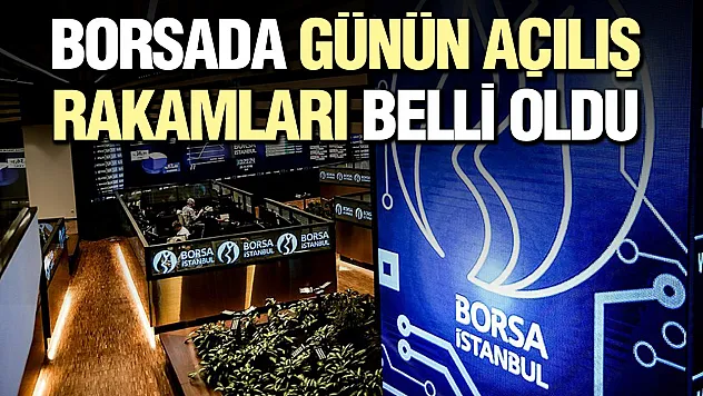 Borsa İstanbul güne düşüşle başladı