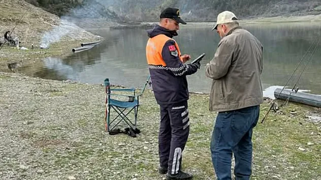 Boyabat Baraj Gölü'nde amatör avcılık kurallarına uymayanlara ceza