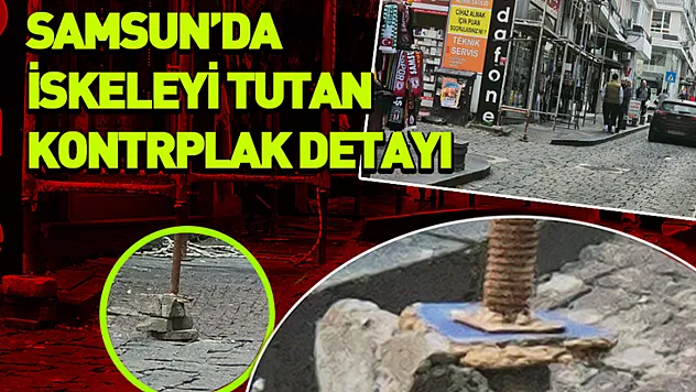 Bu iskele o kontrplak sayesinde ayakta kalacak mı?