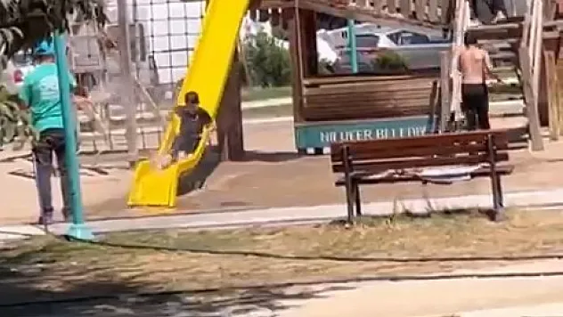 Bursa'da sıcaktan bunalan vatandaşlar ne yapacağını şaşırdı