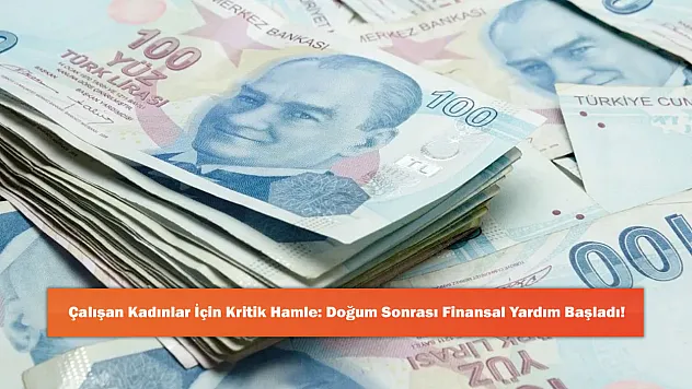 Çalışan Kadınlar İçin Kritik Hamle: Doğum Sonrası Finansal Yardım Başladı!