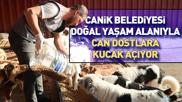 Canik Belediyesi doğal yaşam alanıyla can dostlara kucak açıyor
