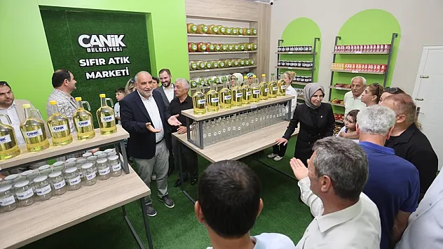 Canik Belediyesi'nden Aile Ekonomisine Dev Katkı: Atıklar Kazanca Dönüşüyor