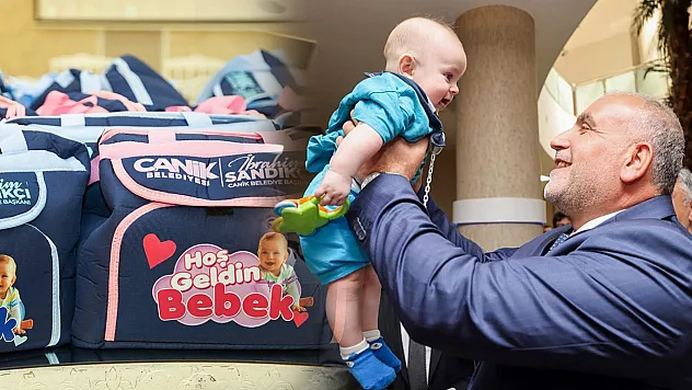 Canik Belediyesi'nden ailelere müjde: 6 bin TL nakdi yardım ve bebek paketi desteği