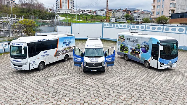 Canik Belediyesi'nden genç sporculara ücretsiz servis desteği