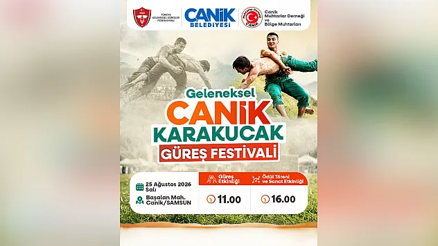Canik Karakucak Güreş Festivali Başlıyor