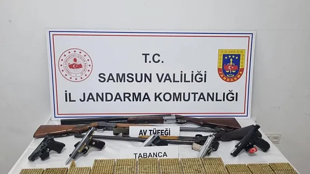 Canik'te cephanelik gibi ev