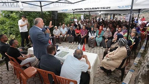 Canik'te Doğalgaz Sevinci