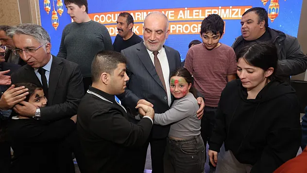 Canik'te gönül sofraları özel çocukları ağırladı