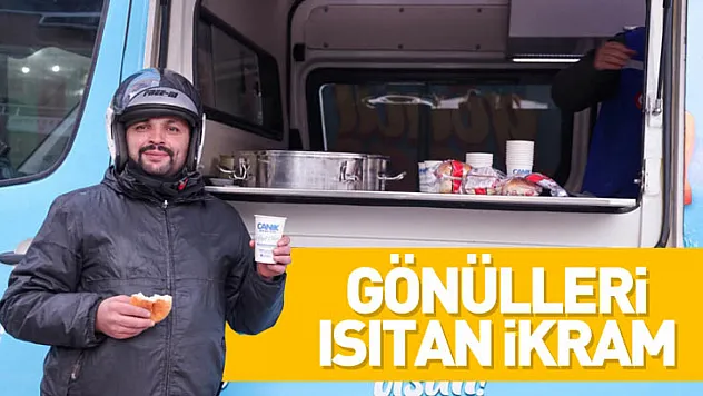 Canik'te gönülleri ısıtan ikram