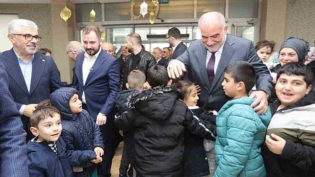 Canik'te Ramazan bayramı bayramlaşması