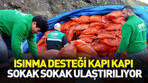 Canik'te ısınma desteği kapı kapı sokak sokak ulaştırılıyor