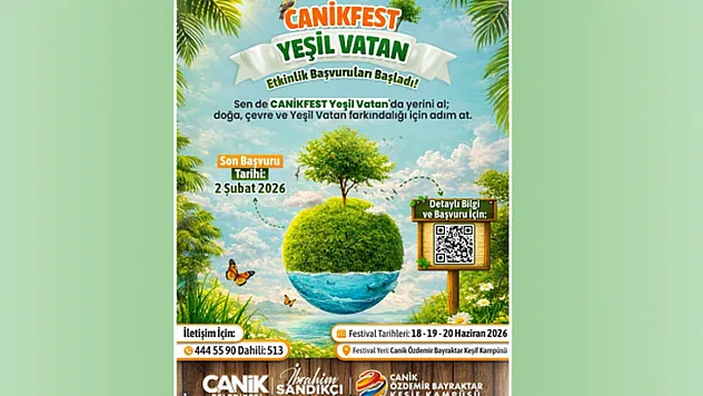 CANİKFEST Yeşil Vatan eğitmen başvuruları başladı