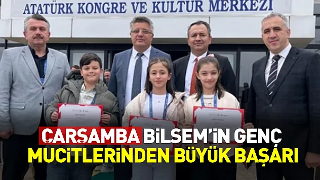 Çarşamba BİLSEM'in Genç Mucitlerinden Büyük Başarı