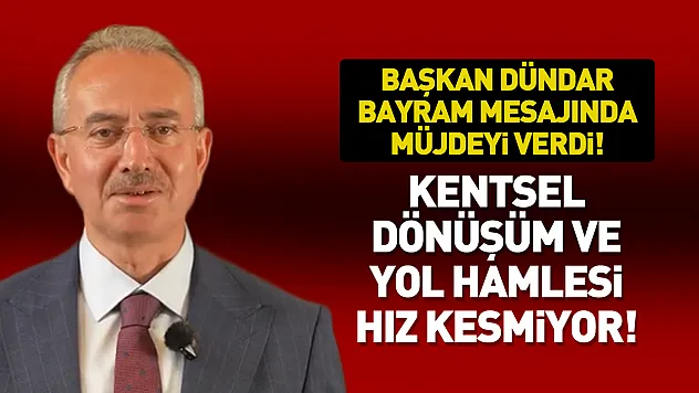 Çarşamba'da bayram sonrası büyük yol hamlesi! Başkan Dündar'dan müjde üstüne müjde