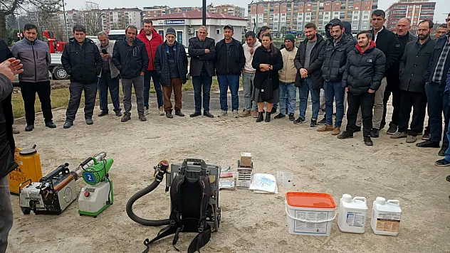 Çarşamba'da Biyosidal uygulama eğitimi verildi