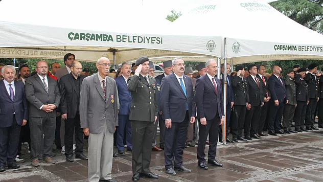 Çarşamba'da Gaziler anıldı