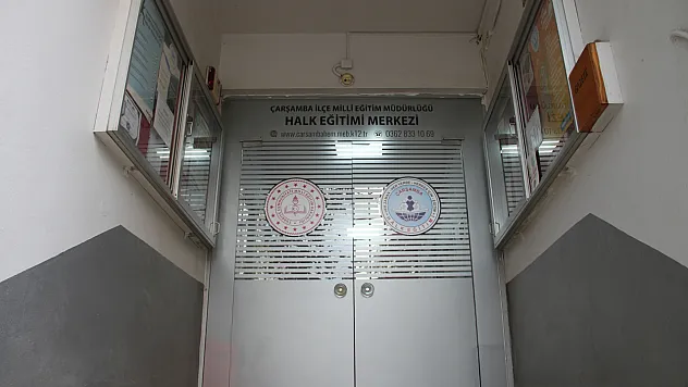 Çarşamba'da halk eğitim kurslarına yoğun talep