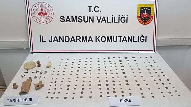 Çarşamba'da tarihi eser operasyonu