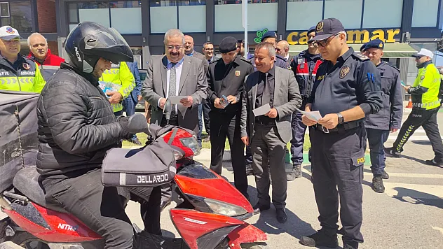 Çarşamba'da trafik haftası bilgilendirmesi