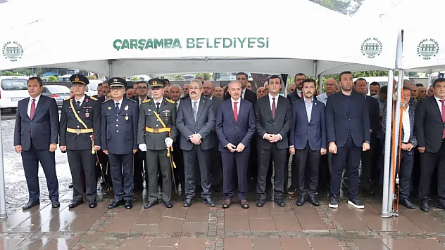 Çarşamba'da, Zafer Bayramı'nın 104. Yıl dönümü kutlandı