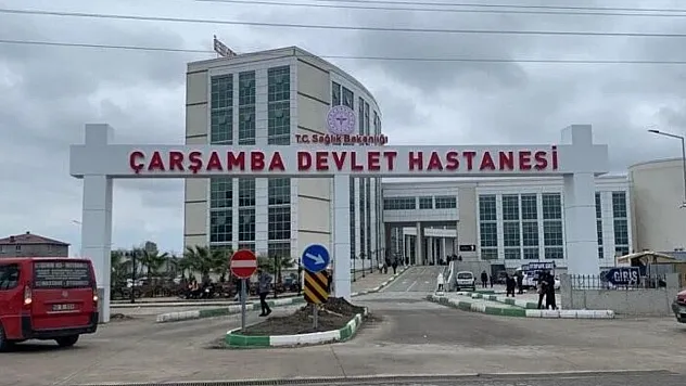 Çarşamba Devlet Hastanesi'nde 8 aylık yoğunluk