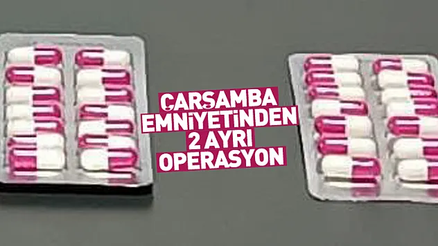 Çarşamba Emniyetinden 2 Ayrı Operasyon
