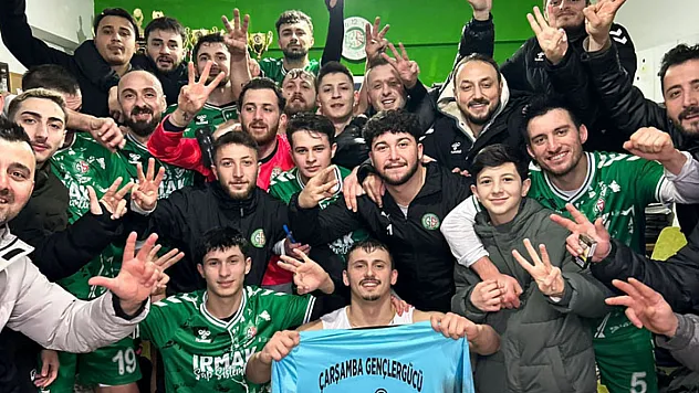 Çarşamba Gençlergücü'nden kritik galibiyet
