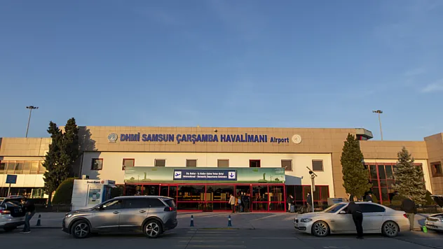 Çarşamba havalimanı'nda rekor