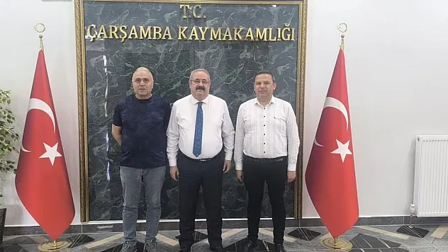 Çarşamba İlçe Tarım Müdürü Öztürk'ten veda ziyareti