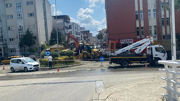 Çarşamba'nın Doğu Yakası'nda altyapı çalışmaları sürüyor