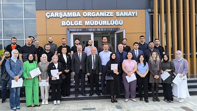 Çarşamba OSB'de sertifika heyecanı