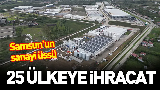 Çarşamba OSB'de yüzde 97 doluluk: 25 ülkeye ihracat