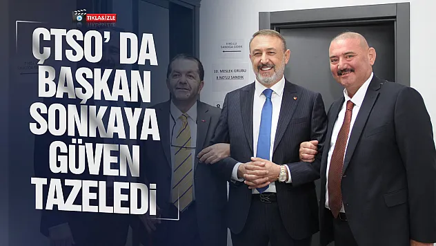 Çarşamba TSO'da Ayhan Sonkaya yeniden başkan