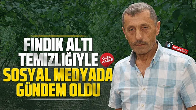 Çarşambalı üreticinin bahçesi sosyal medyayı salladı