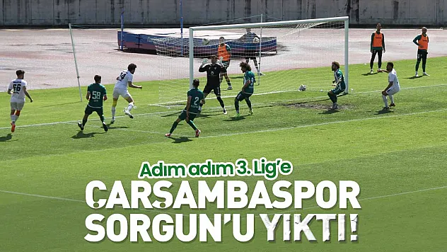 Çarşambaspor: 2 - Sorgun Belediyespor: 1