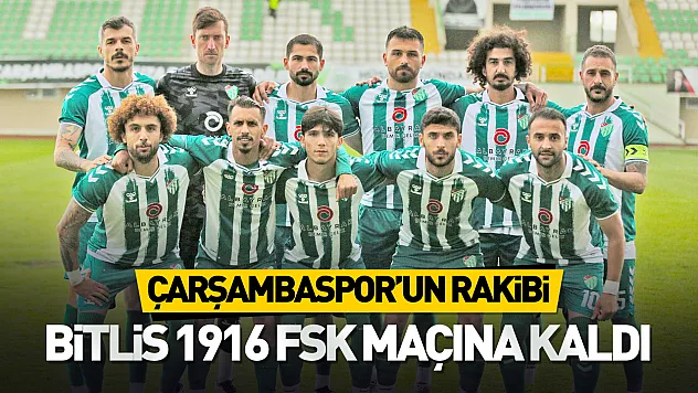 Çarşambaspor'a 3. Lig yolunda yeni rakipler!