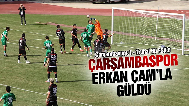 Çarşambaspor, sahasında Turhal'ı 1-0 mağlup etti