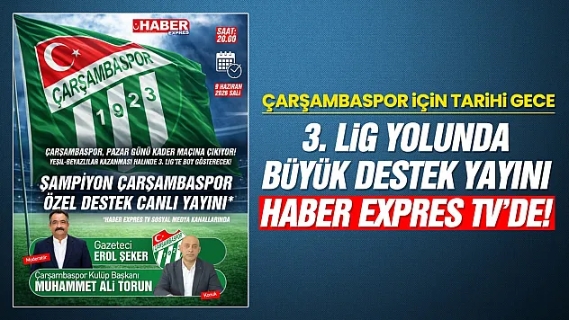 Çarşambaspor için tarihi gece