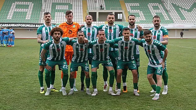Çarşambaspor ilk yarıyı 2-0 önde tamamladı