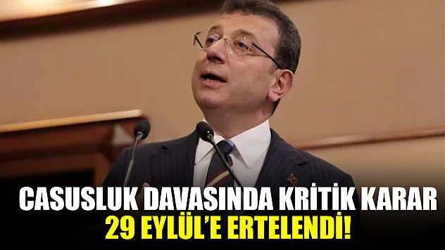 Casusluk Davasında Kritik Karar