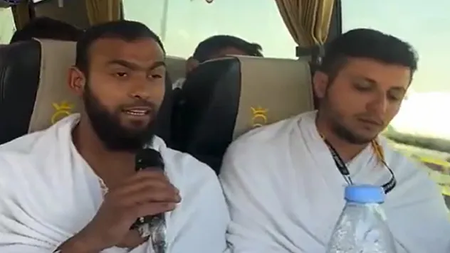Celal Karatüre'nin yeni görüntüleri.. Bu kez ihram giymiş!