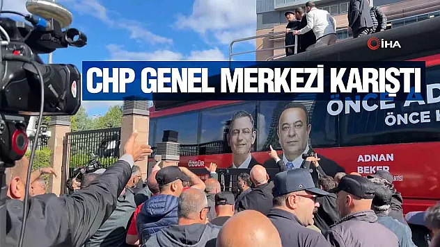CHP Genel Merkez önünde tahliye gerginliği yaşanıyor