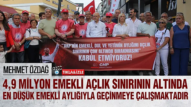 CHP ve DİSK Emekli-Sen'den ortak tepki: 'Emekli, dul ve yetim açlık sınırının altında yaşamaya mahkum ediliyor'