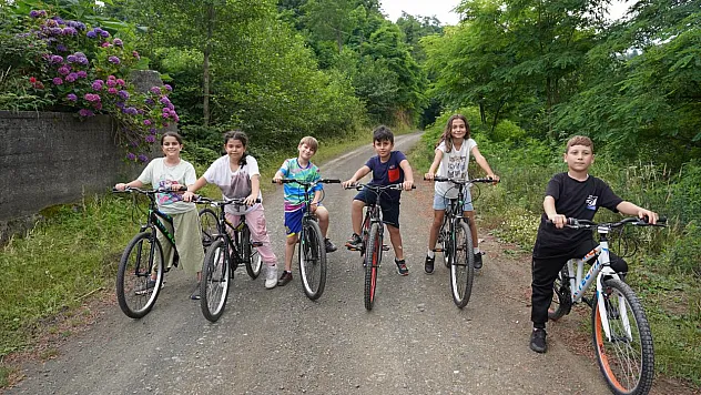 Çocuklara özel  'doğa kampı' etkinliği
