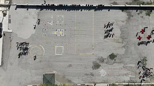 Çocukların spor yetenekleri keşfediliyor