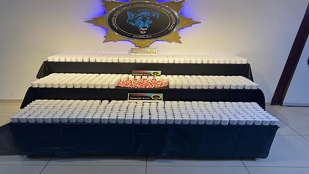 Çorum'daki operasyonda 55 bin sentetik hap ele geçirildi