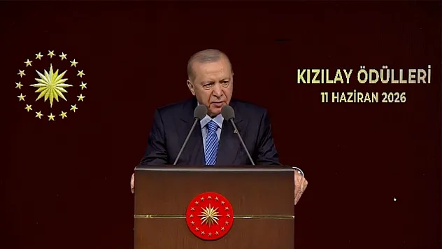 Cumhurbaşkanı Erdoğan: 'Kızılay gönül coğrafyamızdaki kardeşlerimizin hafızalarına kazınmıştır'
