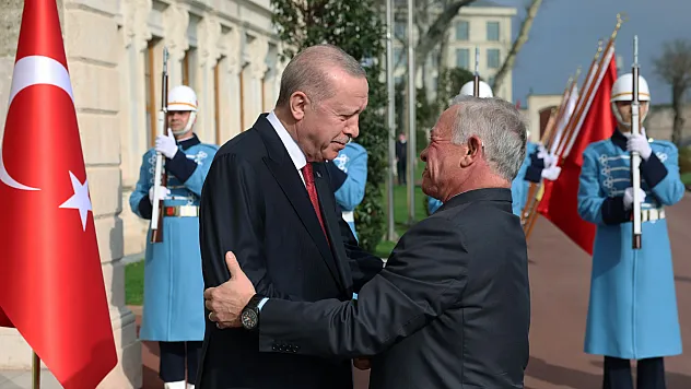Cumhurbaşkanı Erdoğan, Ürdün Kralı 2. Abdullah'ı Dolmabahçe'de ağırladı
